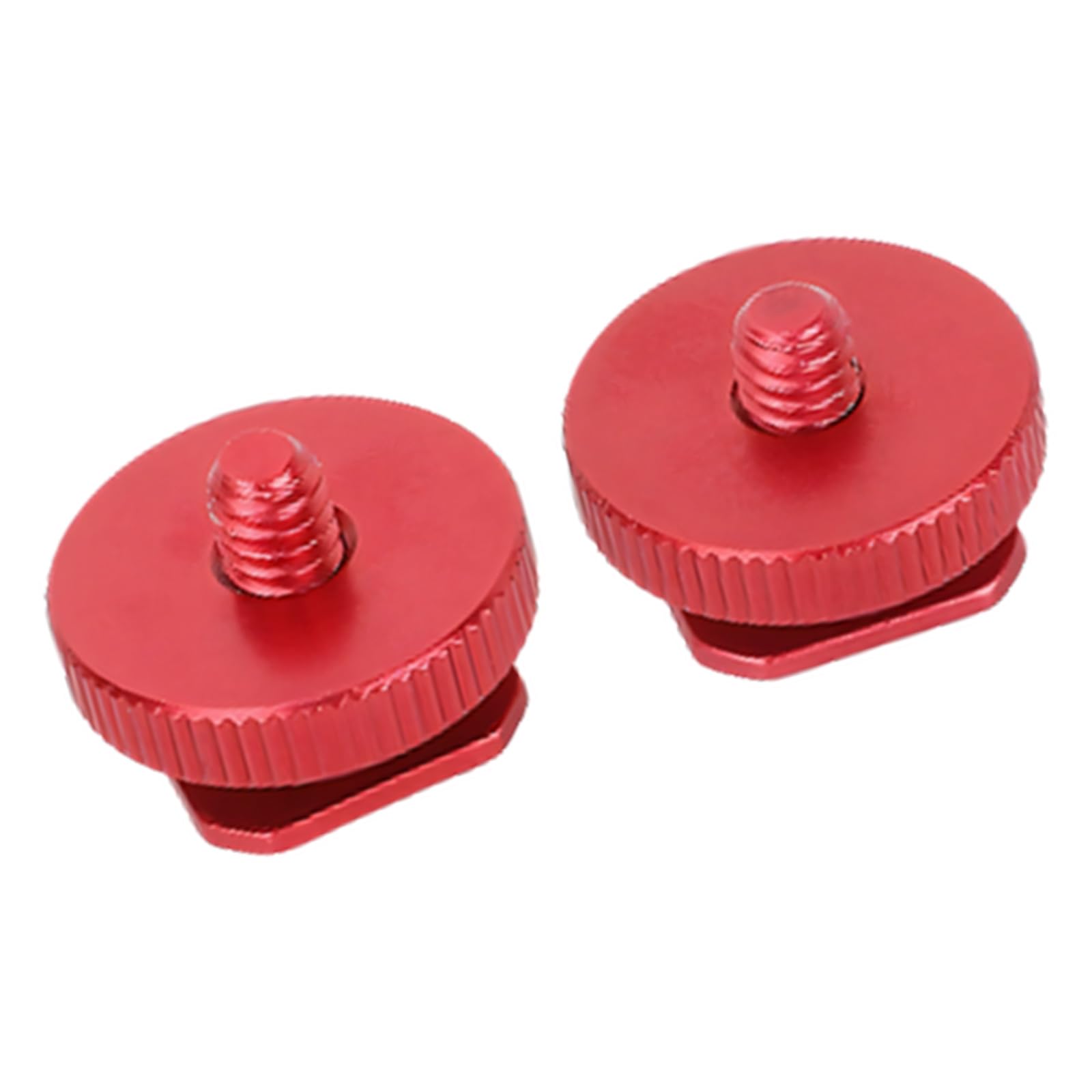 Ljmyy 1/4Inch Thread Hot Shoe Mount Microphone Fill Light Holder Single Nut Cold Shoe Adapter Bracket for DSLR Camera Cage