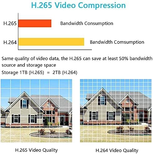 H.265 video compression efficiency comparison