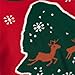 Ugly Christmas Sweater Kids Cute Toddler Boys Girls Long Sleeve Christmas Tree Elk Little Kid Christmas Outfit (Red, 4 Years)