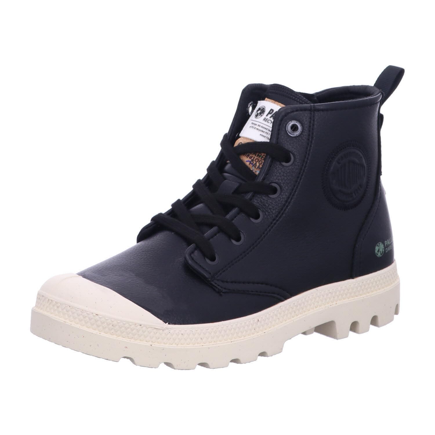 Palladium Noir Sneakers Pampa Hi Re-Vegn Lth