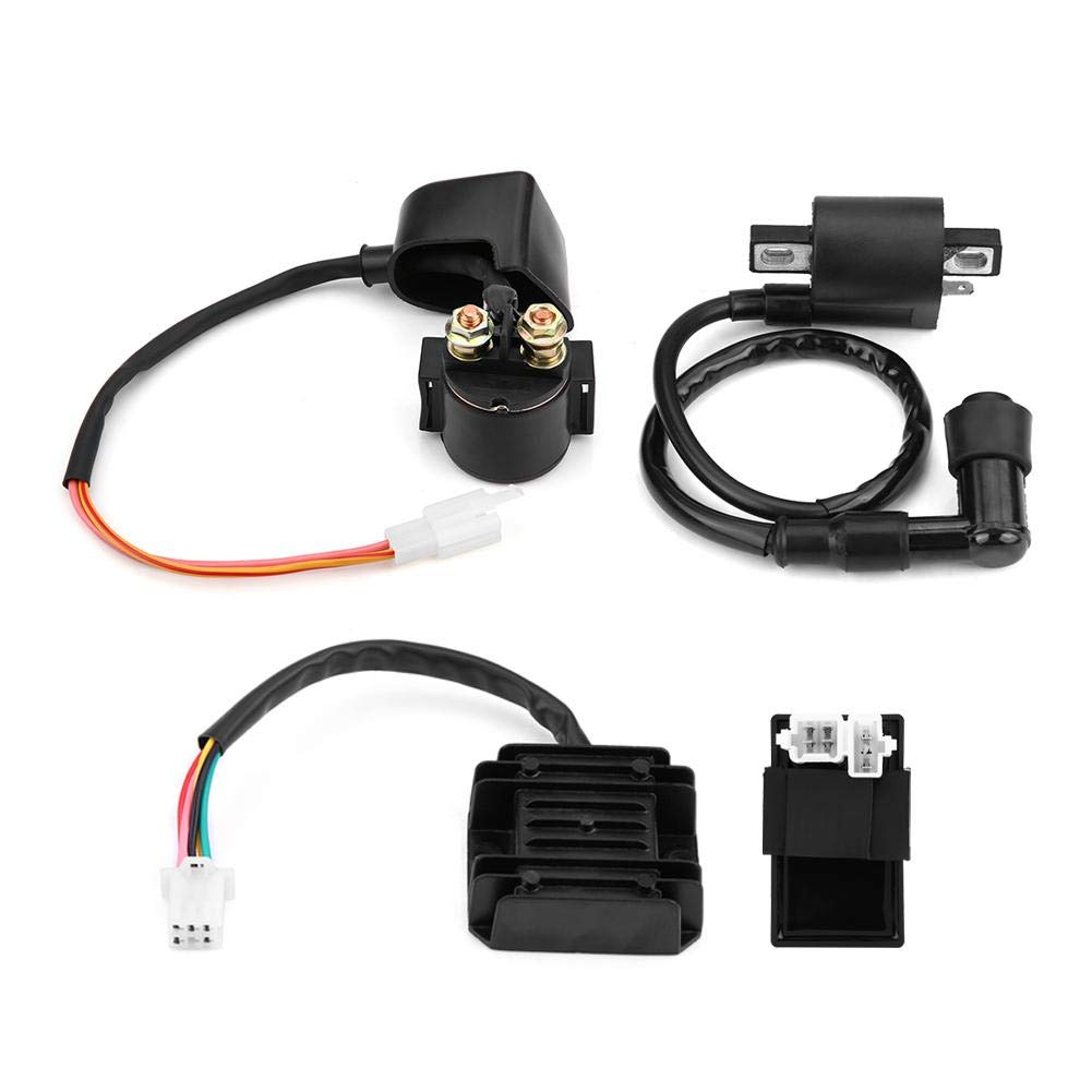 CDI CDI jednostka regulatora cewki zapłonowej, cewka + jednostka CDI + regulator prostownika + cewka akcesorium zastępcze do 150 cm³ 250 cm³ PIT Quad Dirt Bike ATV