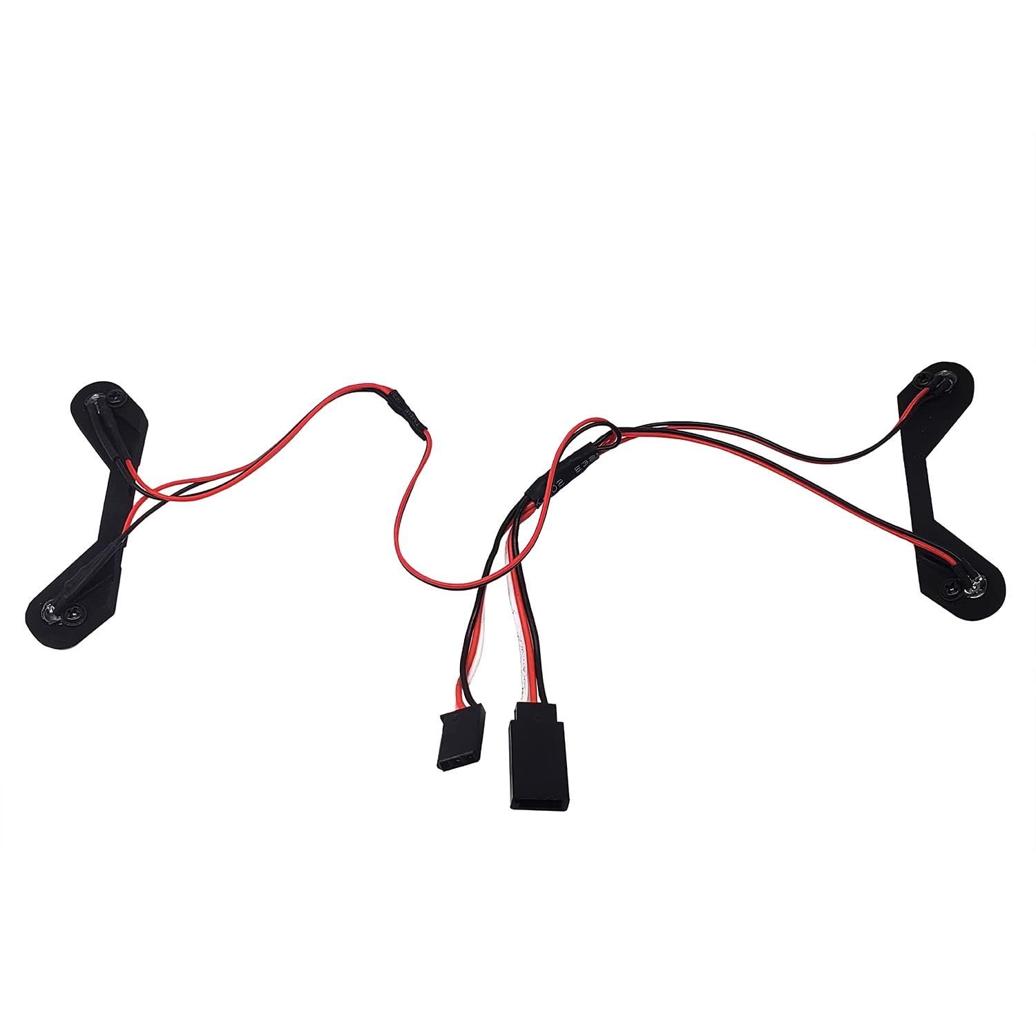 LED 5V przedni system oświetlenia tylnego lampa światła przeciwmgielne do 1/18 ARRMA GRANITE GROM MEGA 380 szczotkowana 4X4 Monster Truck część ulepszająca