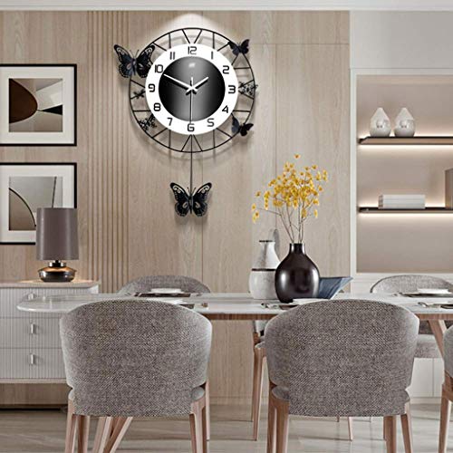 Horloge de quartz non cocher XJBTBA murale décorative pour maison - 6