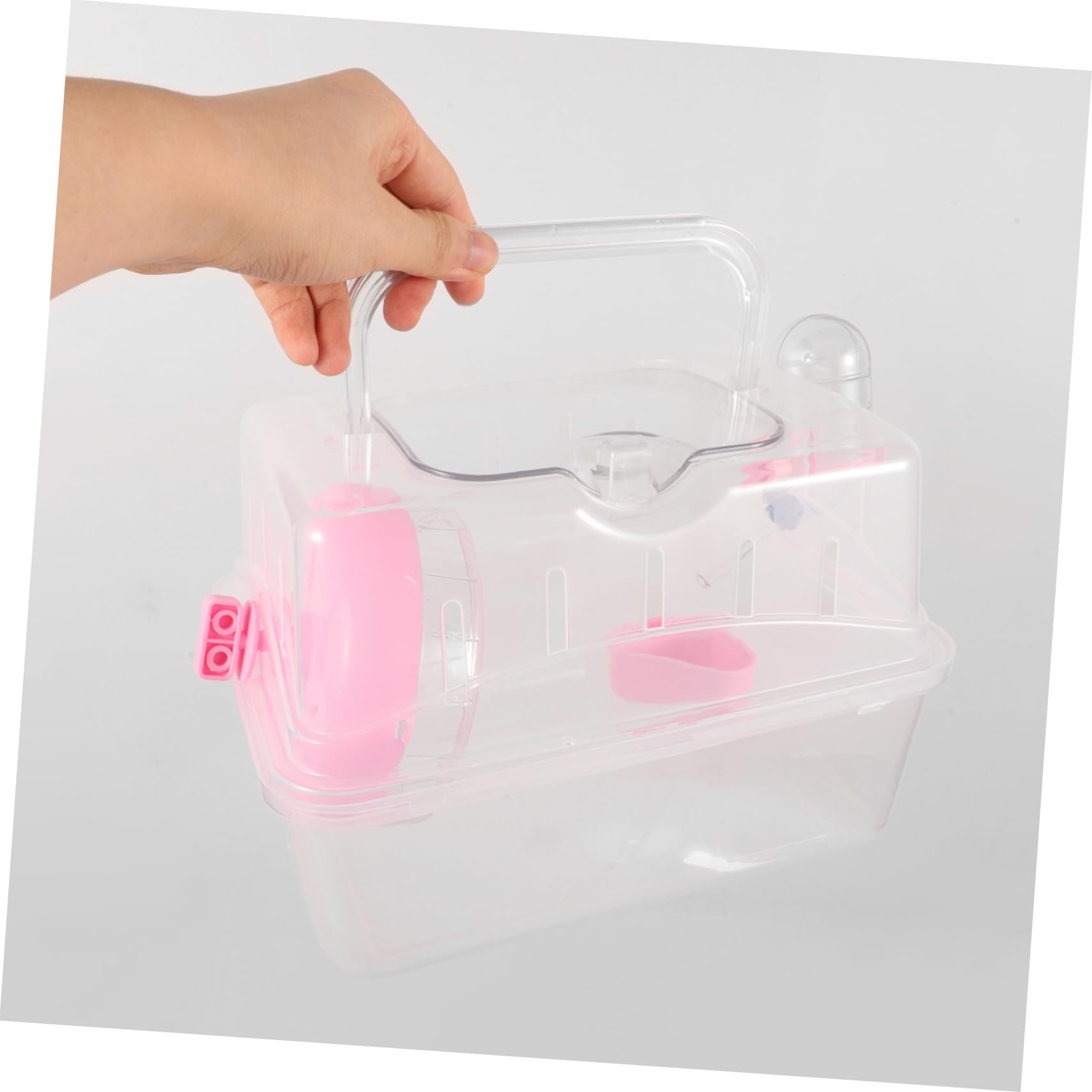 HANABASS 3stücke Kompakter Hamsterkäfig Tragbarer Käfig Für Kleintiere Für Reisen Mit Hamstern Und Meerschweinchen Sicher Und Geräumig Einfach Zu Transportieren Elegantem Design