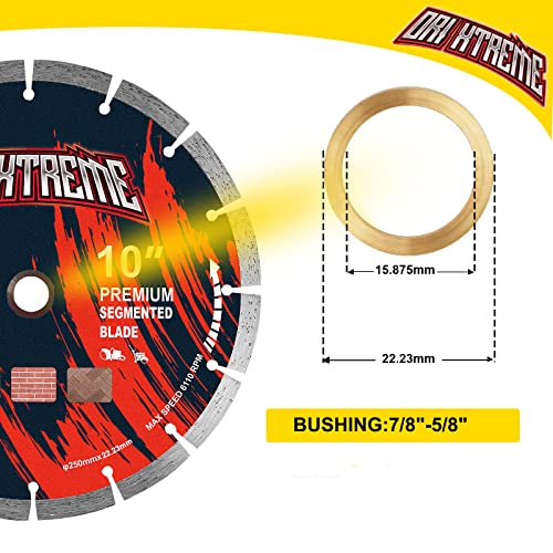 Image of 10 Inch Diamond Saw Blade 10pcs, General Purpose Segmented Blade