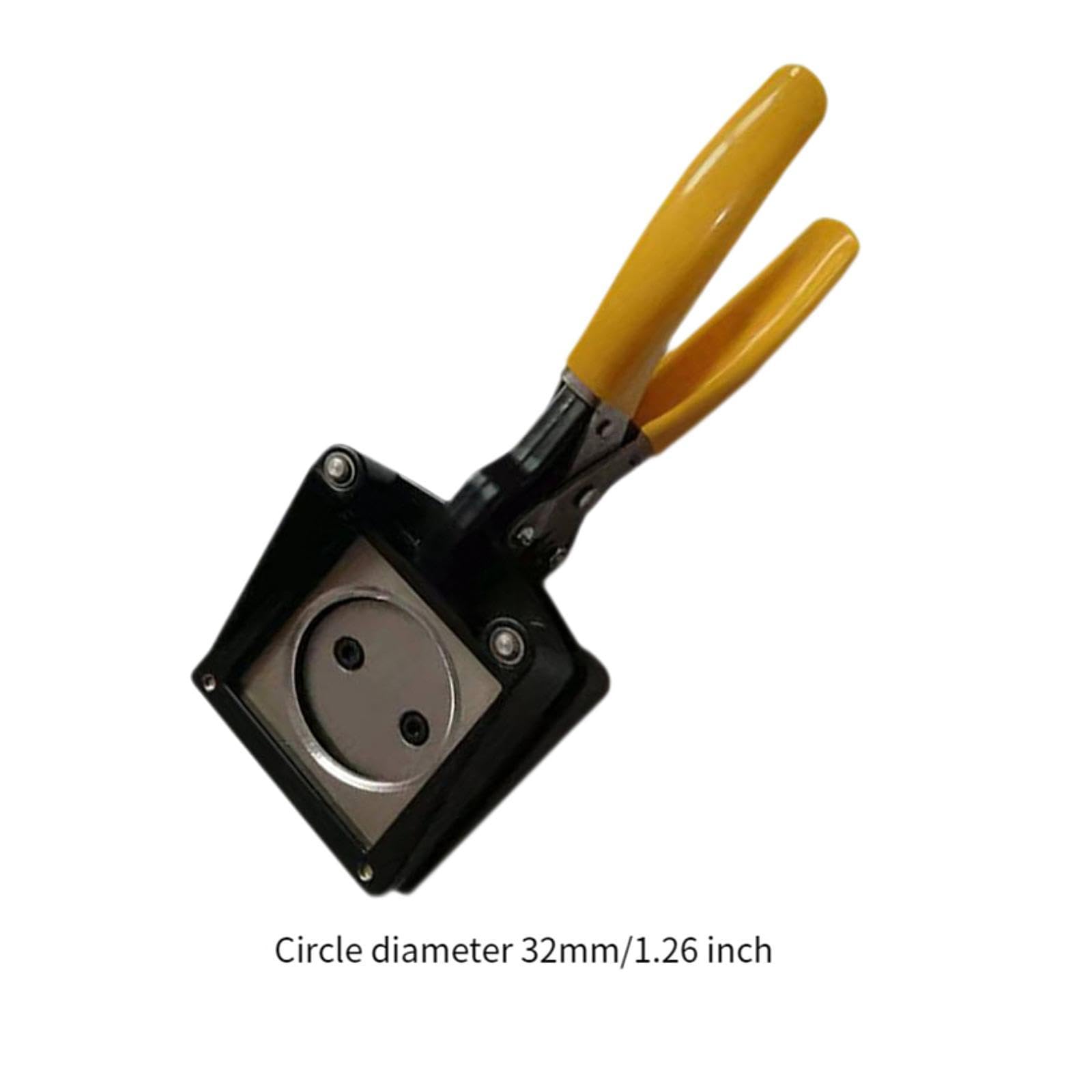 Pratica Taglierina per Fototessere, Strumento di Taglio Rapido, Portatile E Professionale, Perforatrice per Carta per Casa, Scuola, 32MM