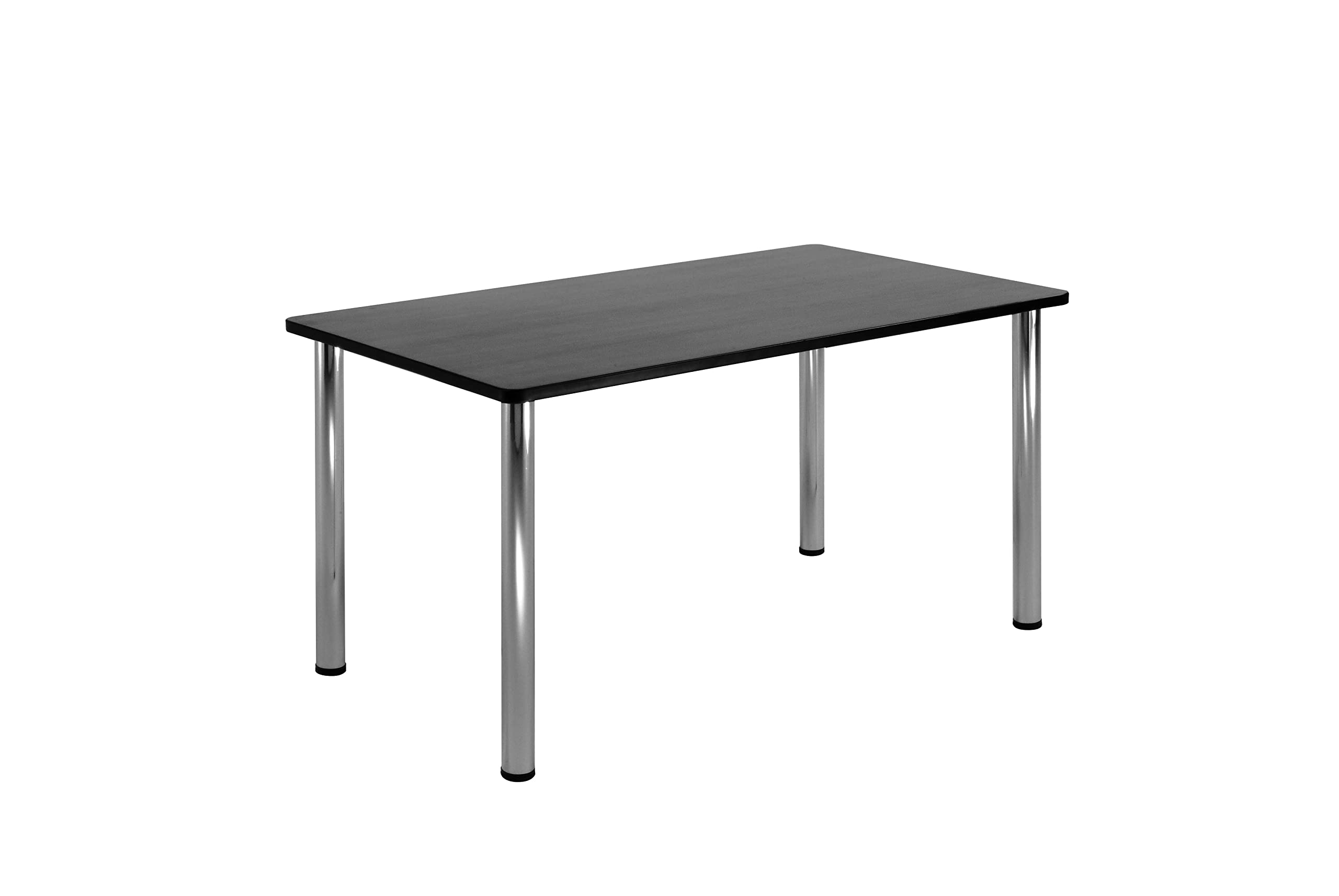 durante® TFD23 Tischbeine Schwarz matt 4er Set H 710 mm | höhenverstellbar + 25mm, Metall, Durchmesser 60 mm, inkl. Montagematerial, für Esstische Schreibtische