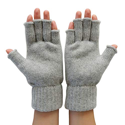 カシミヤ100％ 指なし手袋