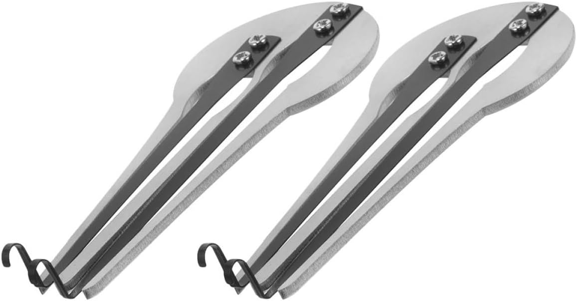 Milisten 2pcs Mouth Harp Portable Adult Jaw Harp for Music Lovers Easy to Learn Double Tone for Folk Music