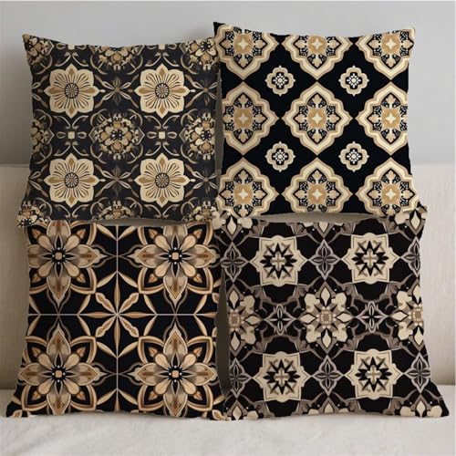Housse de coussin 80x80cm grand format avec fermeture invisible - 3