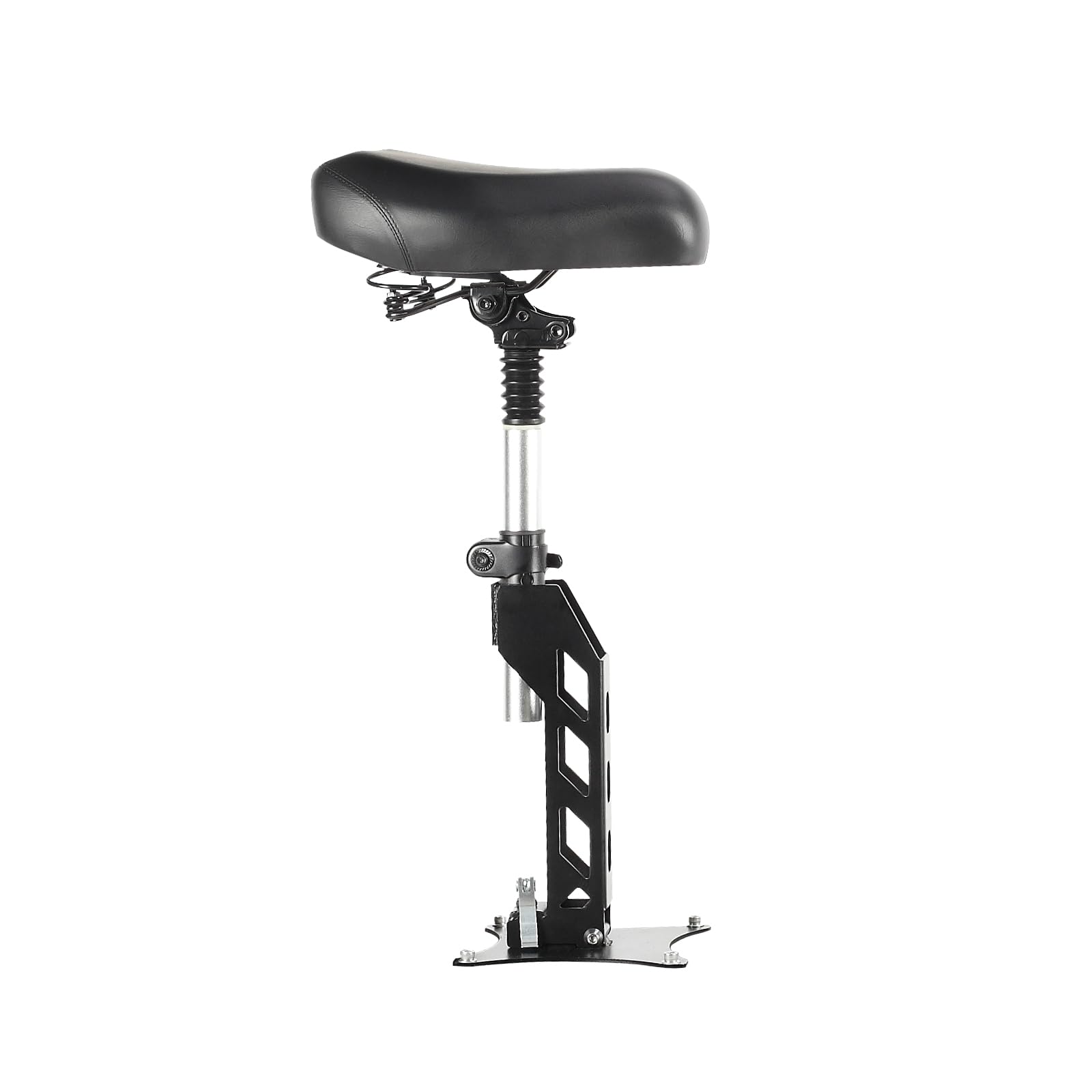 Electric Scooter Seat Saddle for ZU06, Height Adjustable and Detachable Seat with Shock Absorbting, MAX Seat Saddle Easy to Install Soft and Comfortable Seat