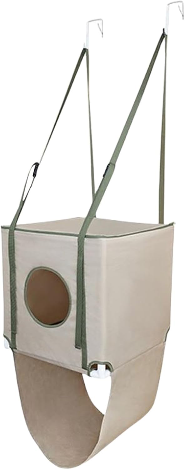 Hammock - Door Mounted Furniture, Double Layer Adjustable Breathable, Pet Furniture for Playing Climbing Sleeping, Kitten Lounging Home Use, Indoor Pet Relaxing, Comfortable Lounge