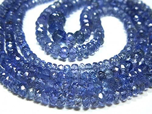Tanzanite micro cut en fil de 21cm pour la haute joaillerie