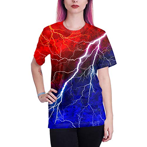 Neemanndy Unisex 3D Colorful Print Graphic Tee Shirts for Men Women and Teens4