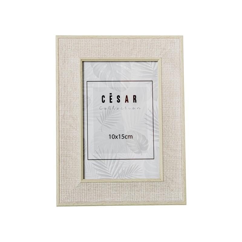 Cadres photo 10x15 cm beige DRW pour uniformiser vos photos de famille assorties