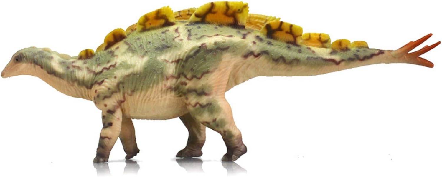 HLG 1:35 Scale Wuerhosaurus Figure Realistic PVC Dinosaur Model Collection Animal Decoration Gift for Adult (Green)