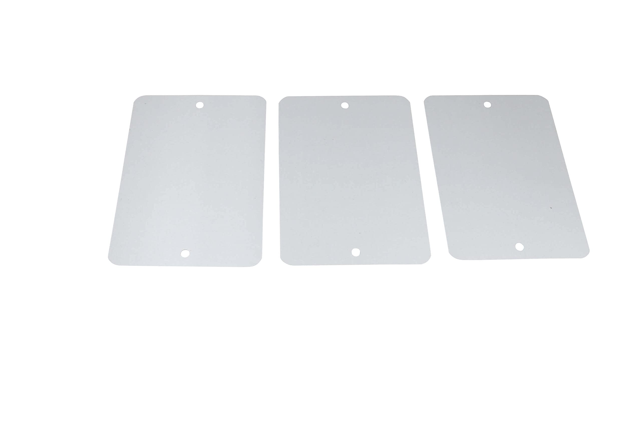 MASHPAPER 1.000 Metalletiketten weiß lackiert – Hängeetiketten | 105x150 mm