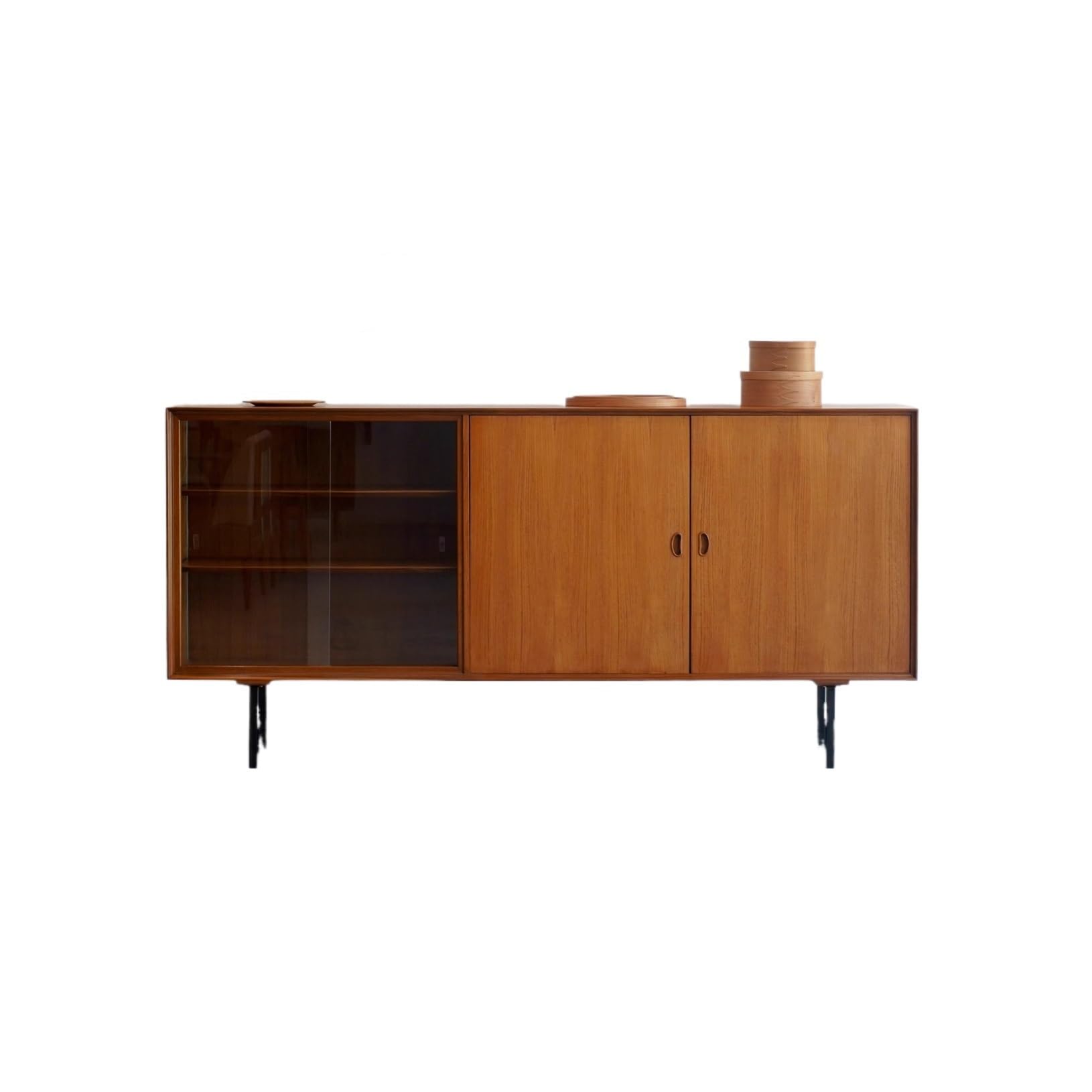 Mueble Buffet Moderno Vitrina de Cocina Retro Madera Maciza, 220 x 35 106 cm, for el hogar, Sala Estar, Porche Lateral, decoración, Muebles