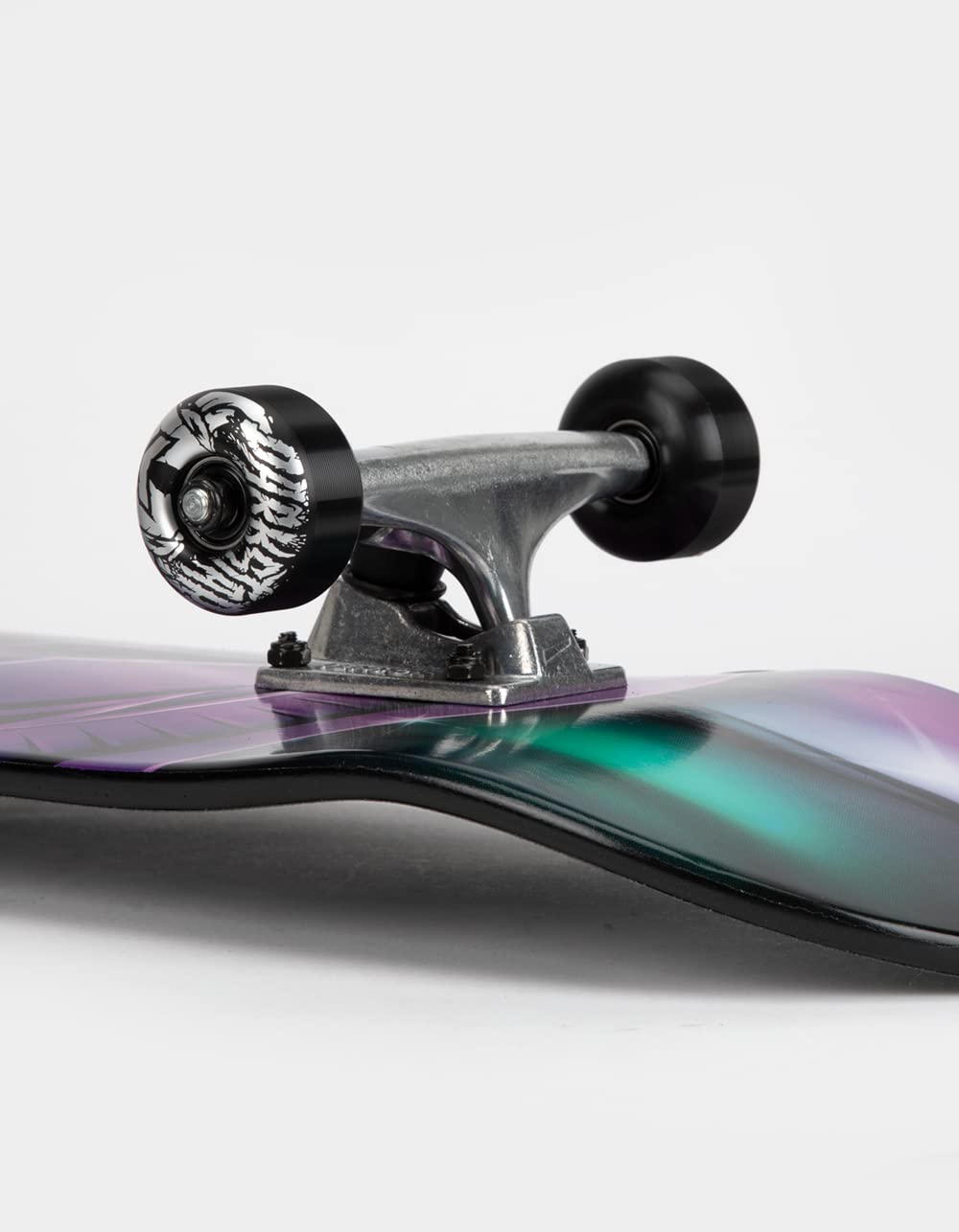 Darkstar Skate completo anodizado aqua/roxo 20,32 cm montado