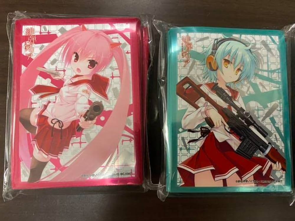 緋弾のアリア　アリア&ジャンヌ　スリーブ　セット　ブシロード　限定　希少 緋弾のアリア スリーブ