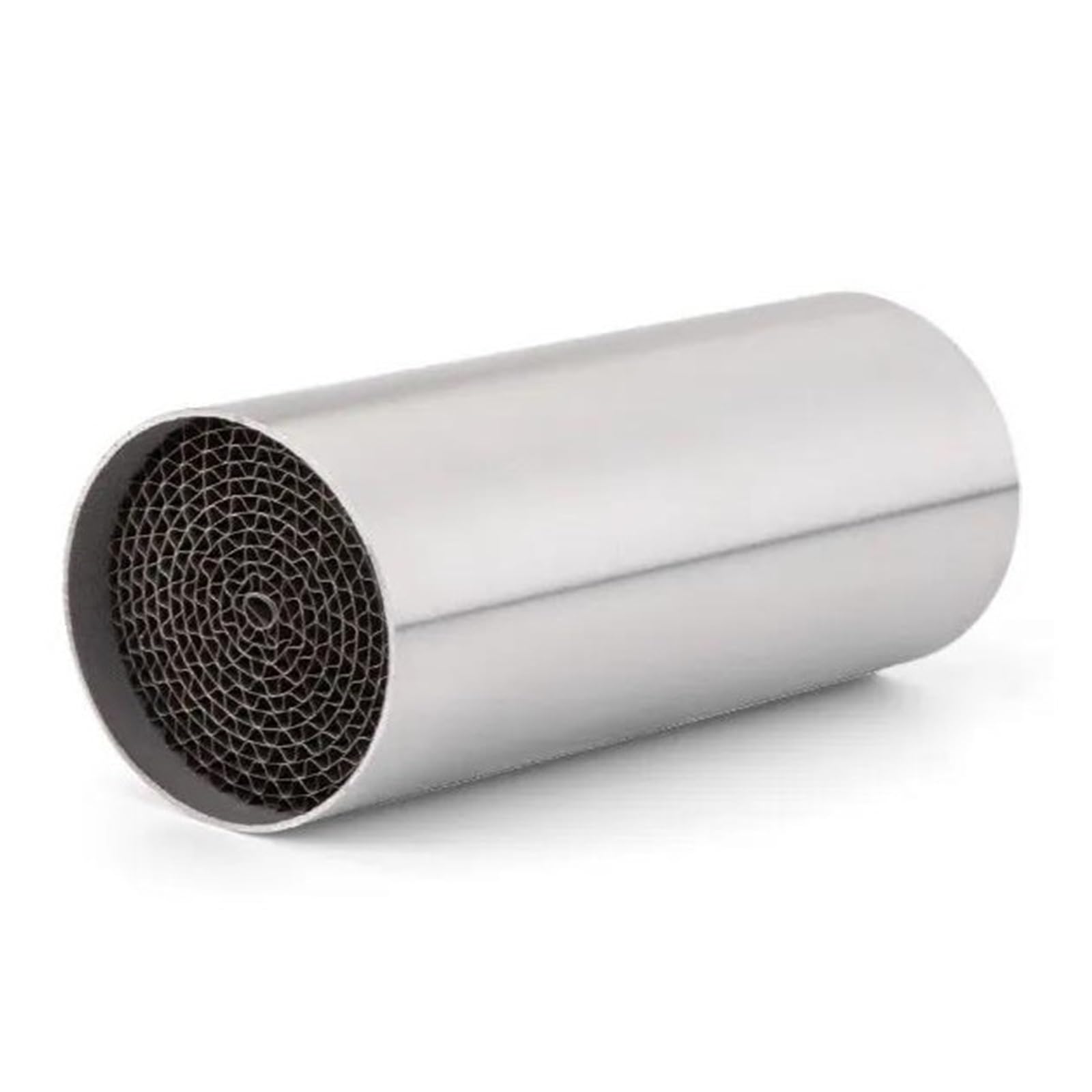 Silenziatore Marmitta 45mm 48mm 50mm 53mm Catalizzatore di Scarico Universale per Moto Db Killer Riduce Il Rumore Coppia Elevata A Bassa velocità Purificazione del Gas Scarico Silenziatore (Misurare