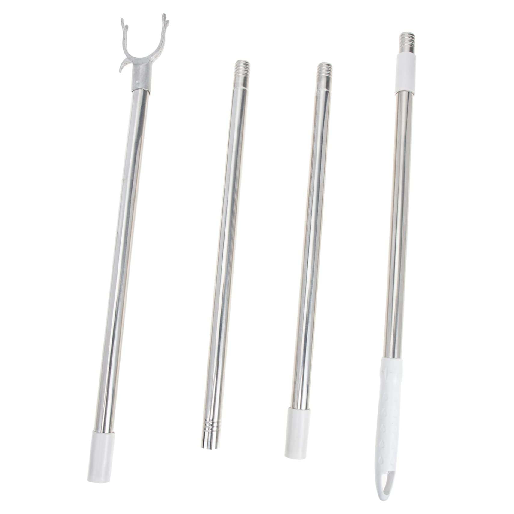 CIYODO Splicing Closet Hook Pole Clothes Reach Tool for High Places Lightweight Design for Easy Hanging Clothes for Wardrobe and Balcony Use