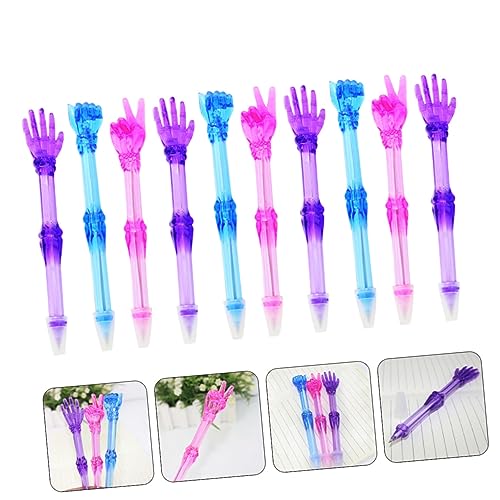 OSALADI 10 bolígrafos decorativos con tinta azul gel miniatura 4