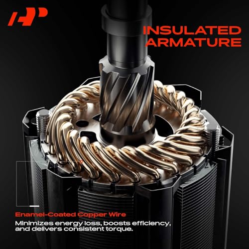 A-Premium Starter Motor, 12V 1.1KW 9 Teeth Clockwise, Compatible with BMW | for 323i 07-09, 325i 06, 328i 07-11, 330i 06, 335i/X3 07-11, X5 07-11, 525i/530i 06-07, X1 13-15 - Image 5