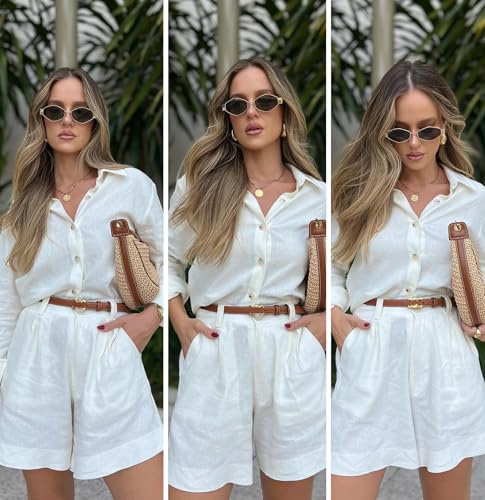 SDINM Trendy Hexagon Sunglasses for Women Retro Gold Metal Geometric Frame Sun Glasses Shades3