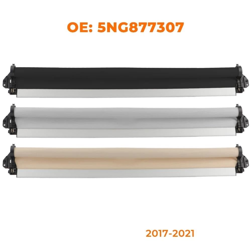 Pieghevole Parasole Auto 5NG877307 Tenda A Rullo per Tettuccio Apribile Panoramico per Auto Copertura Parasole per Skoda per Karoq 2018- Tendine Parasole Auto(Nero)