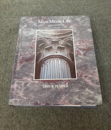 Mass Media Law 0697129365 Book Cover