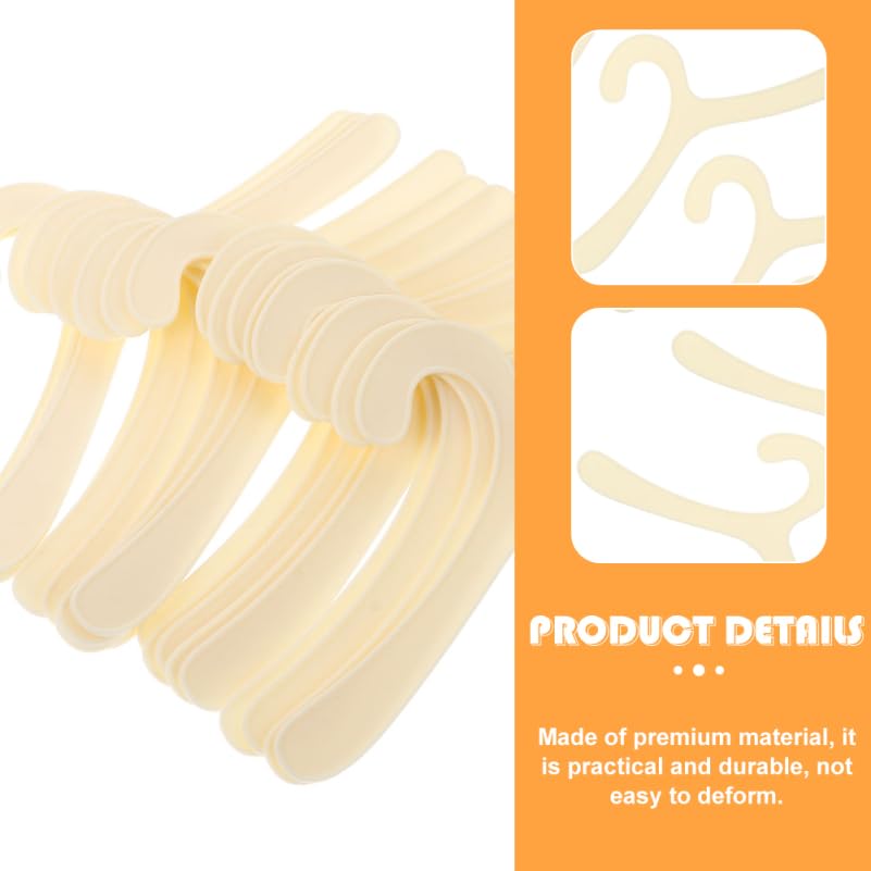 BESTonZON 10 pièces Cintres Plastique pour Animaux de Compagnie Ensemble de Cintres pour Vêtements Chien et Costumes et Vêtements Animaux – Image 5