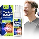 Tinnitus Relief Spray – Fast-Acting Formula for Ringing Ears, Natural Ear Care Spray to Reduce Noise & Improve Hearing, Non-Drowsy & Gentle for Women & Men, 1 FL.OZ