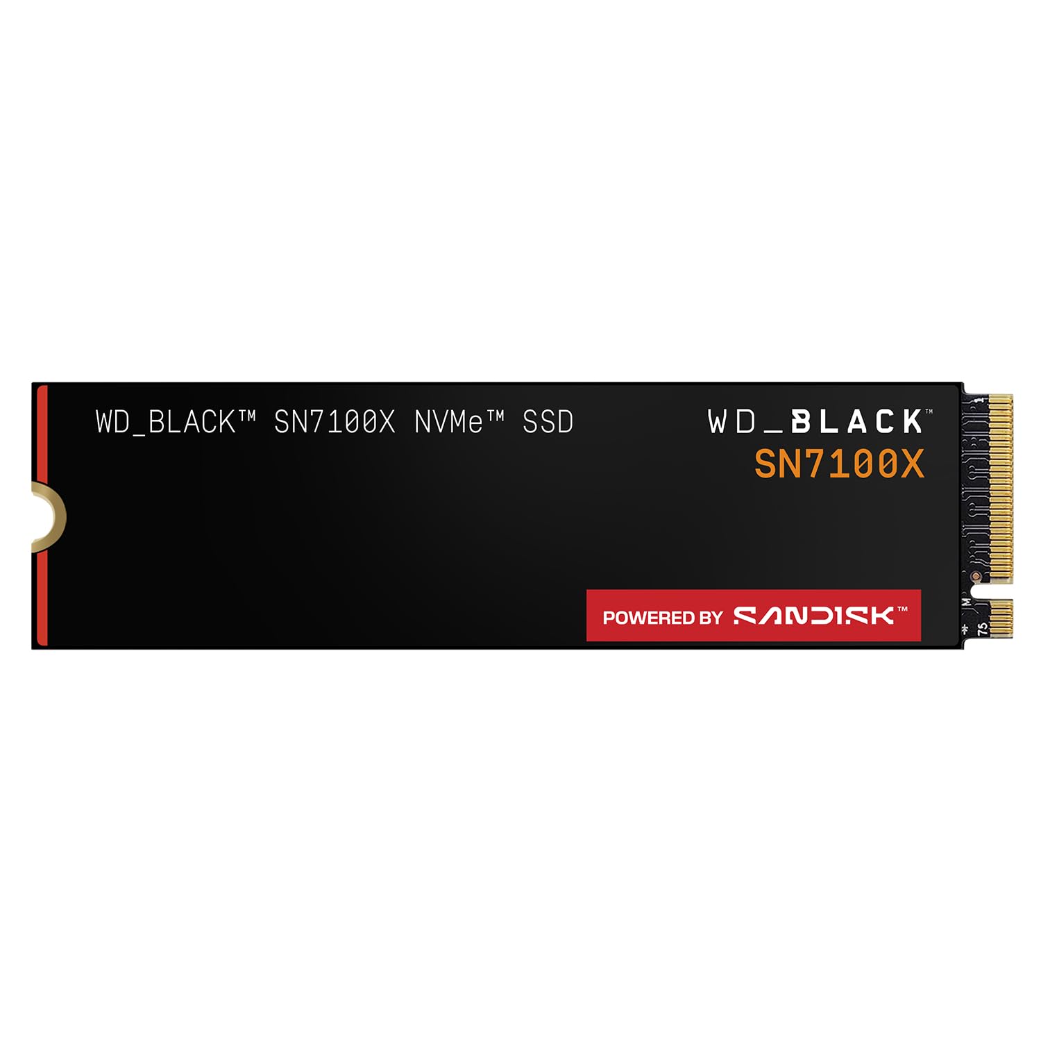WD_Black SN7100X NVMe SSD 2 TB (Speicher mit Lesegeschwindigkeiten bis zu 7.250 MB/s, Offiziell lizenzierter Speicher für ROG Xbox Ally (X) und PC, PCIe Gen4, 1 Monat Xbox Game Pass Ultimate)