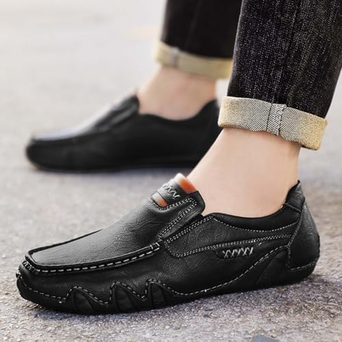 Mocasines cómodos de piel para evitar el cansancio en bodas y diario 4