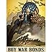 PROPAGANDA WWII WAR USA BOND STARS STRIPES FLAG NEW FINE ART PRINT POSTER PICTURE 30x40 CMS CC4175
