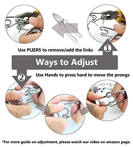 Dog Prong Training Collar, Stainless Steel Choke Pinch Dog Collar With Comfort Tips(Packed With One Extra Links) #TOP4