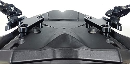 Miniatura 3 de Heigoal Espejos retrovisores de motocicleta Soporte fijo para Yamaha XMAX X-MAX 125 250 300 400