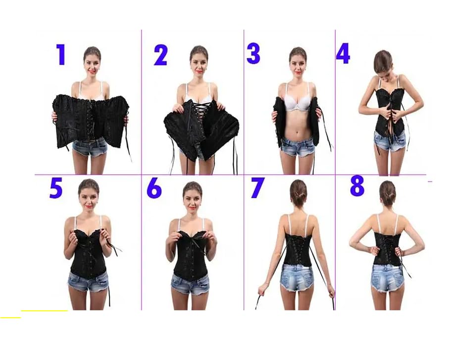 Fashion Women'S Corset Top Sexy Cup Halter Lace Up Satin Overbust Corset Lace Up Bustier Waist Cincher Body Sh4
