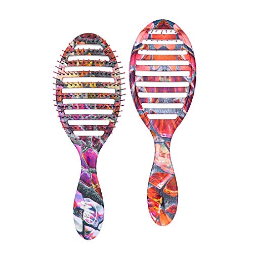 Wet Brush Speed Dry Detangling Hairbrush with Soft IntelliFlex Bristles,Detangler for All Hair Types (PINK SLATE)