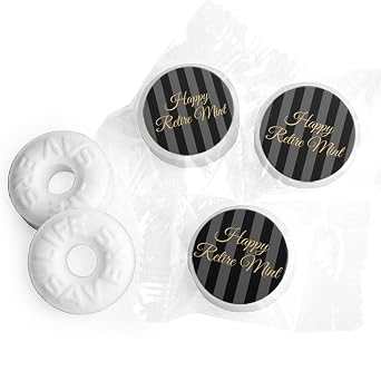 Retirement Mints Party Favors LifeSavers Mints Pep-o-mint Approx 335-365 mints - Happy Retire Mint