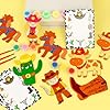 LARDUX Western Cowboy & Cowgirl Party Favors, 24PCS Western Party Favors Painting Kit with Glow in The Dark Paint DIY Rodeo Birthday Party Decorations Goodie Bag Stuffers for Kids #2