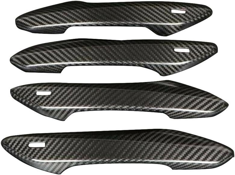 beler 4pcs/Set Carbon Fiber Style Exterior Door Handle Cover Trim Fit for Lexus RX350 RX450h RX200t NX200t NX300 NX300h