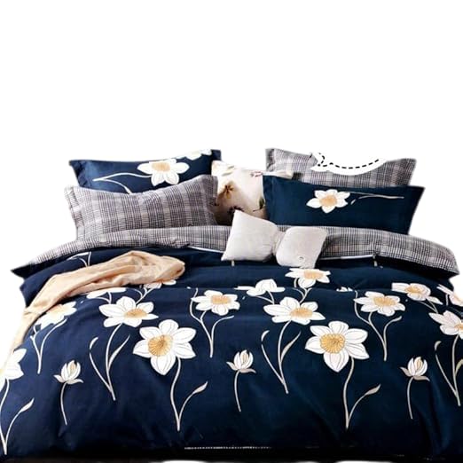 Image of NewUnique Double Bedsheet with Two Pillow Cover King Size Jaipuri Print