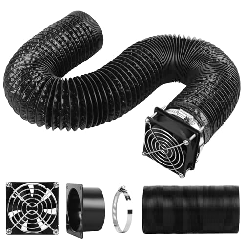 UniTak3D Kit d'évacuation des Fumées avec Ventilation Efficace 4500RPM et Tuyau,Exhaust Smoke&Odors,par Ventilateur Compatible with le Boîtier du Graveur et le...