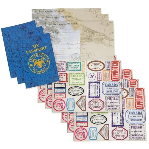 Fun Express Passport Book for Kids Set of 12
