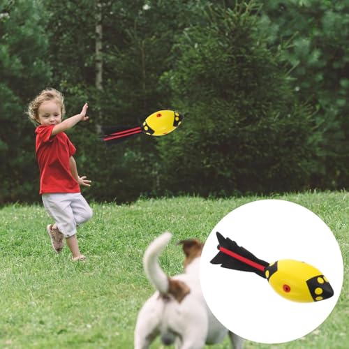 Grillix Vortex Leichtathletik, geeignet für Jung und Alt, Outdoor-Sport, für Strand, Pool, Rasen (gelb)