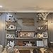 HITOMEN Industrial Iron Pipe Shelves, 3 Set 3-Tier, 28