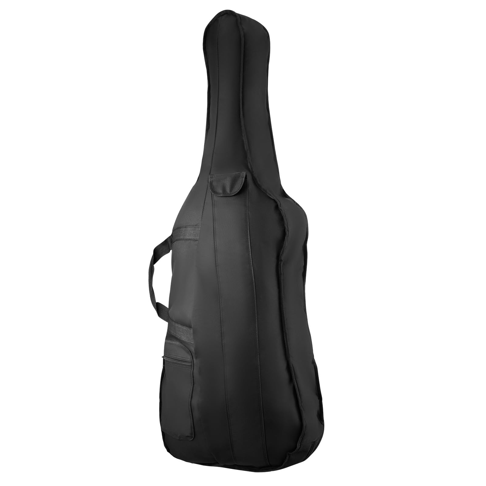 VEVOR Custodia per Violoncello 4/4 Dimensione Completa, Impermeabile Leggera Portatile in Nylon, con Maniglia Rinforzata, Doppie Tracolle, Antigraffio, Professionale a Forma di Violoncello Nero