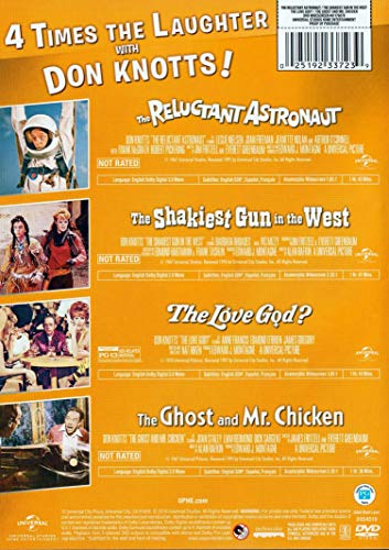 4-Movie Laugh Pack (The Reluctant Astronaut / The Shakiest Gun in the West / The Love God? / The Ghost and Mr. Chicken) image 4